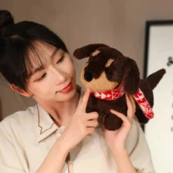 Dachshund Sausage Dog Plush -Kawaii Store kawaiies plushies plush softtoy dachshund sausage dog plush soft toy 958867