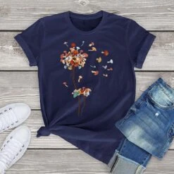 Apparel Dandelion Flying Mushroom Seed Tee