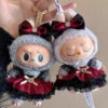 Accessories Dark Lolita Ribbon Dress Labubu Doll Outfits -Kawaii Store kawaiies plushies plush softtoy dark lolita ribbon dress labubu doll outfits accessories 578857