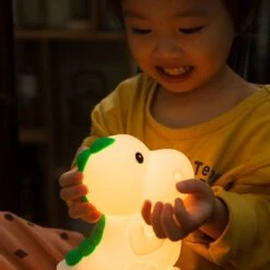 Dinosaur Silicone LED Night Light Cartoon Children -Kawaii Store kawaiies plushies plush softtoy dinosaur silicone led night light cartoon children home decor 269276