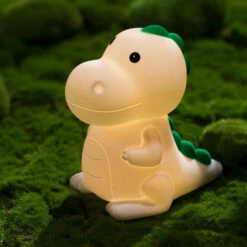 Dinosaur Silicone LED Night Light Cartoon Children -Kawaii Store kawaiies plushies plush softtoy dinosaur silicone led night light cartoon children home decor 462091