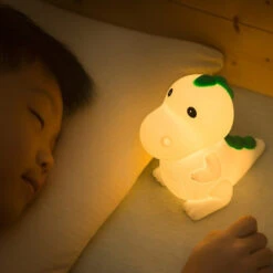 Dinosaur Silicone LED Night Light Cartoon Children -Kawaii Store kawaiies plushies plush softtoy dinosaur silicone led night light cartoon children home decor 951721