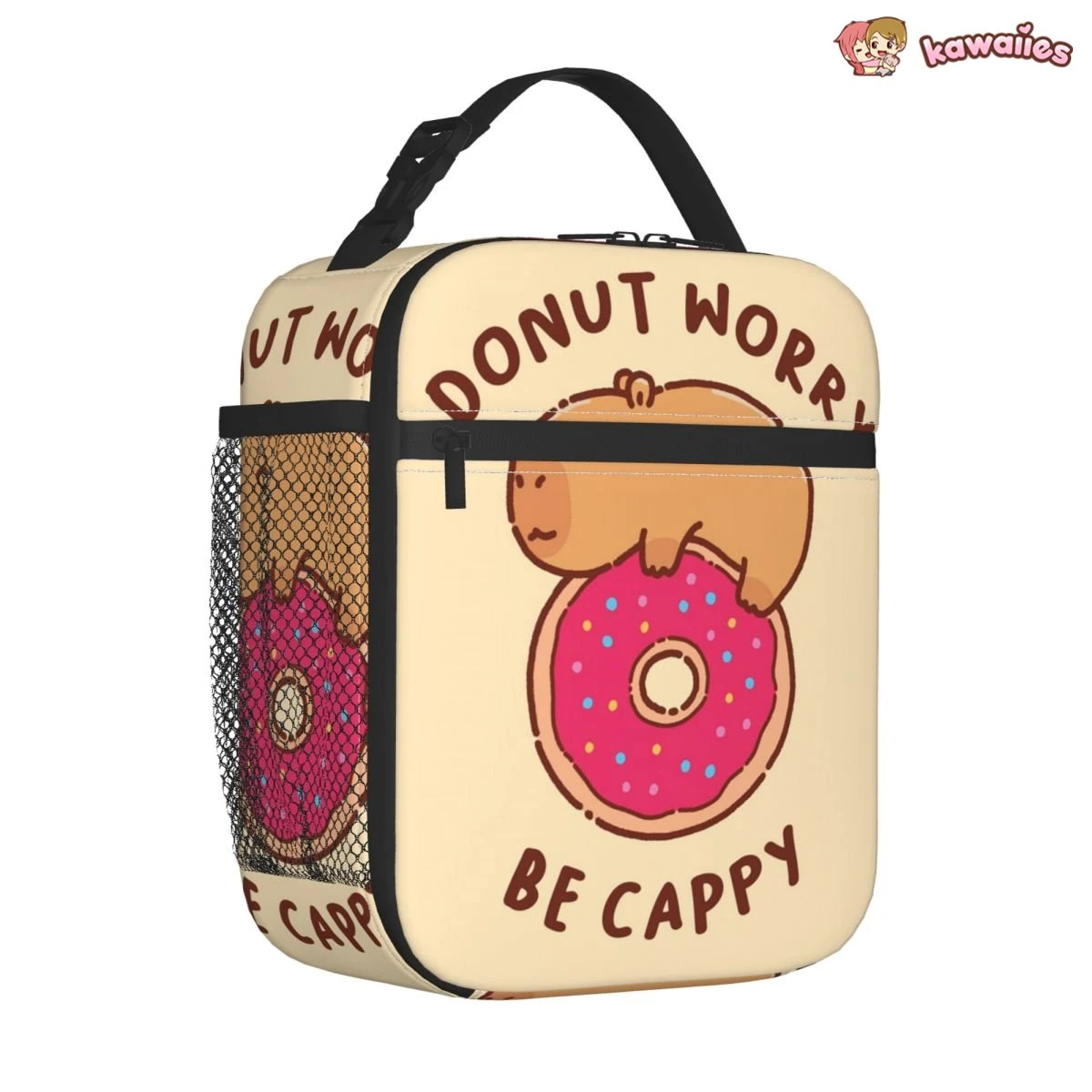 'Donut Worry Be Cappy' Capybara Lunch Bags 10 'Donut Worry Be Cappy' Capybara Lunch Bags - Image 8