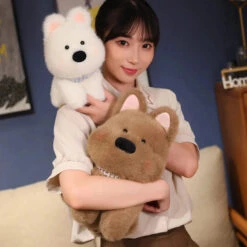 Dougal & Skye West Highland Terrier Dog Plush -Kawaii Store kawaiies plushies plush softtoy dougal skye west highland terrier dog plush soft toy 435190