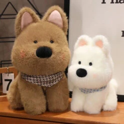 Dougal & Skye West Highland Terrier Dog Plush -Kawaii Store kawaiies plushies plush softtoy dougal skye west highland terrier dog plush soft toy 825850