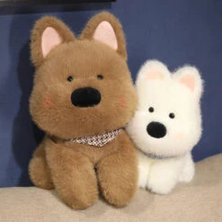 Dougal & Skye West Highland Terrier Dog Plush -Kawaii Store kawaiies plushies plush softtoy dougal skye west highland terrier dog plush soft toy 887324