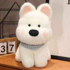 Dougal & Skye West Highland Terrier Dog Plush -Kawaii Store kawaiies plushies plush softtoy dougal skye west highland terrier dog plush soft toy skye white 25cm 772411