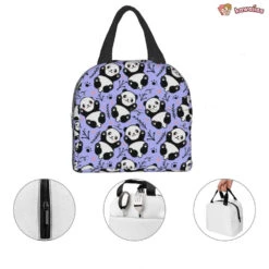 Dozens Of Pandas Insulated Lunch Bags -Kawaii Store kawaiies plushies plush softtoy dozens of pandas insulated lunch bags bag 378787