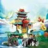 Dragon Palace Mountain LED Light Building Set -Kawaii Store kawaiies plushies plush softtoy dragon palace mountain building set new build it 318464