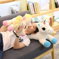 Dream Rainbow Unicorn Plush -Kawaii Store kawaiies plushies plush softtoy dream rainbow unicorn plush soft toy 129092