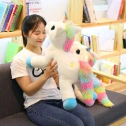 Dream Rainbow Unicorn Plush -Kawaii Store kawaiies plushies plush softtoy dream rainbow unicorn plush soft toy 192088