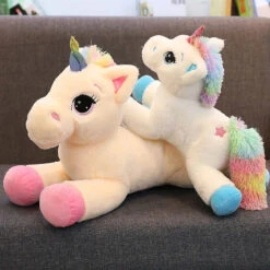 Dream Rainbow Unicorn Plush -Kawaii Store kawaiies plushies plush softtoy dream rainbow unicorn plush soft toy 236076