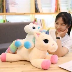 Dream Rainbow Unicorn Plush -Kawaii Store kawaiies plushies plush softtoy dream rainbow unicorn plush soft toy 762723