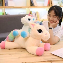 Dream Rainbow Unicorn Plush -Kawaii Store kawaiies plushies plush softtoy dream rainbow unicorn plush soft toy 992509