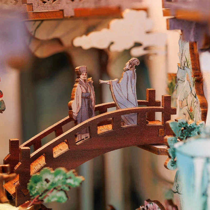 East Waterfall Village Wooden Bookshelf Nook Kit 12 East Waterfall Village Wooden Bookshelf Nook Kit - Image 10