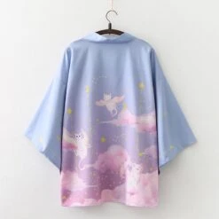 Apparel Elegant Sky Clouds Flying Cats Japanese Kimono 34 Apparel Elegant Sky Clouds Flying Cats Japanese Kimono -Kawaii Store kawaiies plushies plush softtoy elegant sky clouds flying cats japanese kimono clothing 235573