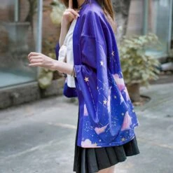 Apparel Elegant Sky Clouds Flying Cats Japanese Kimono 41 Apparel Elegant Sky Clouds Flying Cats Japanese Kimono -Kawaii Store kawaiies plushies plush softtoy elegant sky clouds flying cats japanese kimono clothing 400321