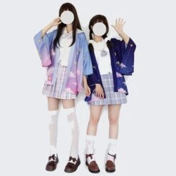 Apparel Elegant Sky Clouds Flying Cats Japanese Kimono 38 Apparel Elegant Sky Clouds Flying Cats Japanese Kimono -Kawaii Store kawaiies plushies plush softtoy elegant sky clouds flying cats japanese kimono clothing 773651