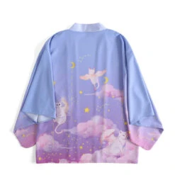 Apparel Elegant Sky Clouds Flying Cats Japanese Kimono 28 Apparel Elegant Sky Clouds Flying Cats Japanese Kimono -Kawaii Store kawaiies plushies plush softtoy elegant sky clouds flying cats japanese kimono clothing 973173