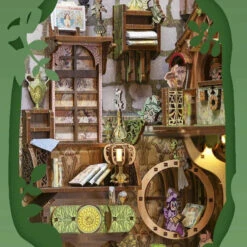Elven Paradise Wooden Bookshelf Nook Kit -Kawaii Store kawaiies plushies plush softtoy elven paradise wooden bookshelf nook kit wooden kit 273418