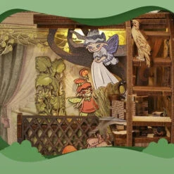 Elven Paradise Wooden Bookshelf Nook Kit -Kawaii Store kawaiies plushies plush softtoy elven paradise wooden bookshelf nook kit wooden kit 425302