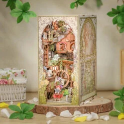 Elven Paradise Wooden Bookshelf Nook Kit