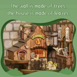 Elven Paradise Wooden Bookshelf Nook Kit -Kawaii Store kawaiies plushies plush softtoy elven paradise wooden bookshelf nook kit wooden kit 615936