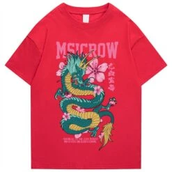 Apparel Emerald Dragon Pink Sakura Unisex Cotton Tee 16 Apparel Emerald Dragon Pink Sakura Unisex Cotton Tee -Kawaii Store kawaiies plushies plush softtoy emerald dragon pink sakura unisex cotton tee new apparel red s 841217
