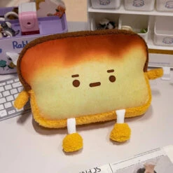 Accessories Emoji Toast Bread Friends Car Headrest Plush -Kawaii Store kawaiies plushies plush softtoy emoji toast bread friends car headrest plush car 407762