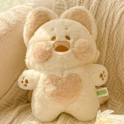 Evil Kawaii Fluffy Fox Halloween Plushies -Kawaii Store kawaiies plushies plush softtoy evil kawaii fluffy fox halloween plushies soft toy angel 16in 40cm 266571