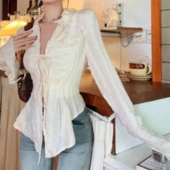 Apparel Fairytale Long Sleeve Blouse -Kawaii Store kawaiies plushies plush softtoy fairytale long sleeve blouse tops 323868