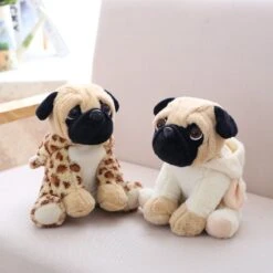 Family Of Pug Plushies -Kawaii Store kawaiies plushies plush softtoy family of pug plushies new soft toy 869479
