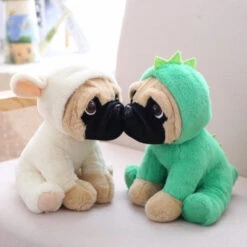 Family Of Pug Plushies -Kawaii Store kawaiies plushies plush softtoy family of pug plushies new soft toy 923040