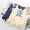Apparel Farewell Bunny Polo Sweatshirt 2 Apparel Farewell Bunny Polo Sweatshirt -Kawaii Store kawaiies plushies plush softtoy farewell bunny polo sweatshirt sweatshirt 921568