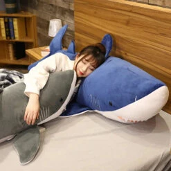 Finley The Great White Shark Plush -Kawaii Store kawaiies plushies plush softtoy finley the great white shark plush soft toy 696012