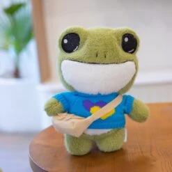 Finley The Mini Frog Plushie Collection 25 Finley The Mini Frog Plushie Collection -Kawaii Store kawaiies plushies plush softtoy finley the mini frog new soft toy blue hearts sweater 448109