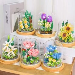 Floral Capsule Micro Building Set Collection