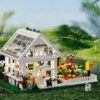Flower Greenhouse Garden Micro Building Set -Kawaii Store kawaiies plushies plush softtoy flower greenhouse garden micro building set build it 513080