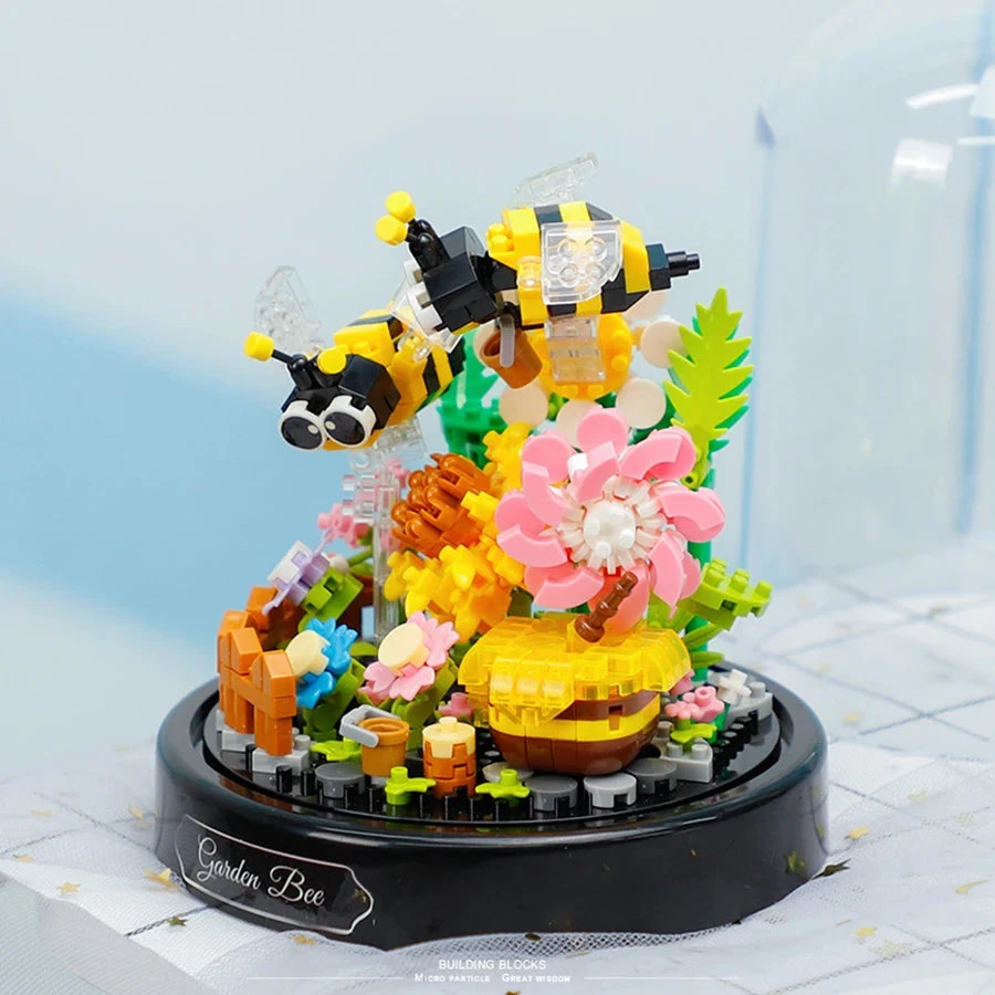 Flowers Insects Butterfly Bee Nano Building Blocks 4 Flowers Insects Butterfly Bee Nano Building Blocks - Image 2