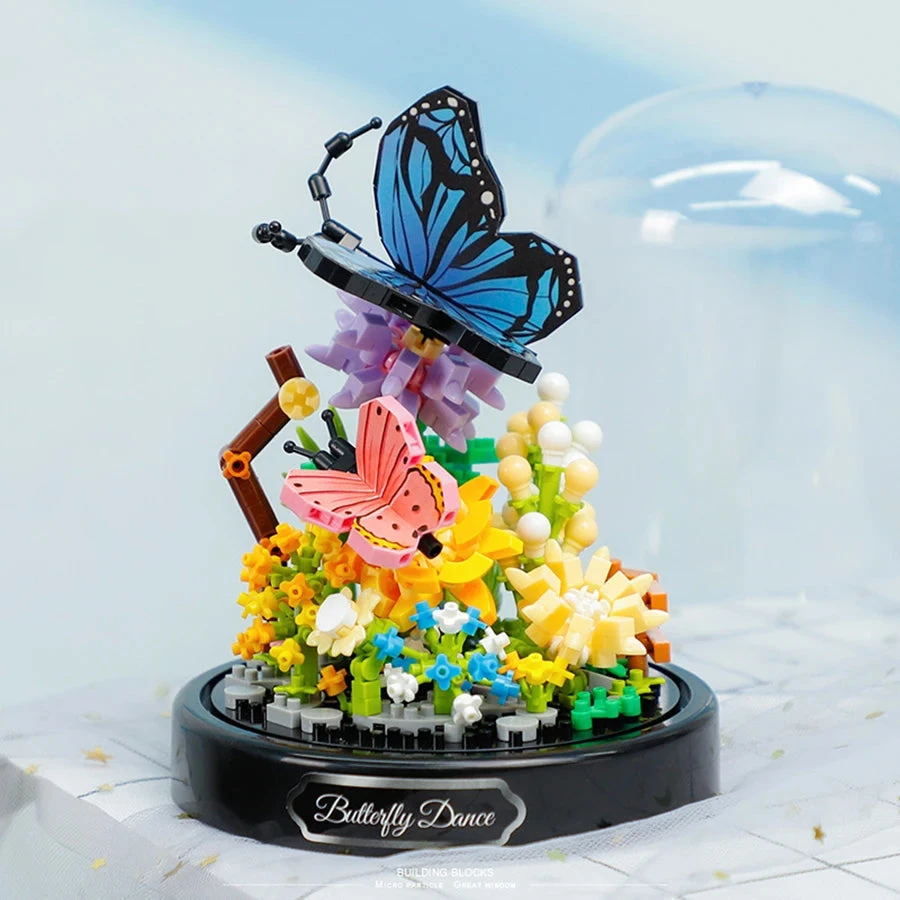 Flowers Insects Butterfly Bee Nano Building Blocks 7 Flowers Insects Butterfly Bee Nano Building Blocks - Image 5