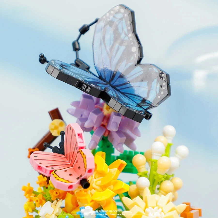 Flowers Insects Butterfly Bee Nano Building Blocks 19 Flowers Insects Butterfly Bee Nano Building Blocks - Image 17