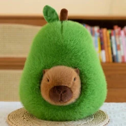 Fluffy Avocado Capybara Plushie -Kawaii Store kawaiies plushies plush softtoy fluffy avocado capybara plushie soft toy 406127