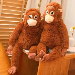 Fluffy Baby Orangutan Monkey Plushie