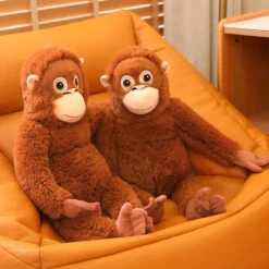 Fluffy Baby Orangutan Monkey Plushie -Kawaii Store kawaiies plushies plush softtoy fluffy baby orangutan monkey plushie soft toy 300041