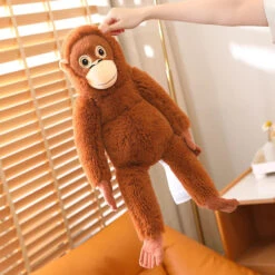 Fluffy Baby Orangutan Monkey Plushie -Kawaii Store kawaiies plushies plush softtoy fluffy baby orangutan monkey plushie soft toy 512503