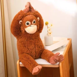 Fluffy Baby Orangutan Monkey Plushie -Kawaii Store kawaiies plushies plush softtoy fluffy baby orangutan monkey plushie soft toy 638832