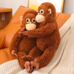 Fluffy Baby Orangutan Monkey Plushie -Kawaii Store kawaiies plushies plush softtoy fluffy baby orangutan monkey plushie soft toy 909560