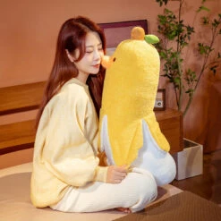 Fluffy Banana Duck Crew Plushies -Kawaii Store kawaiies plushies plush softtoy fluffy banana duck crew plushies soft toy 321099
