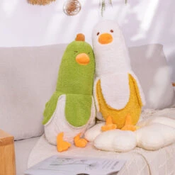 Fluffy Banana Duck Crew Plushies -Kawaii Store kawaiies plushies plush softtoy fluffy banana duck crew plushies soft toy 611955