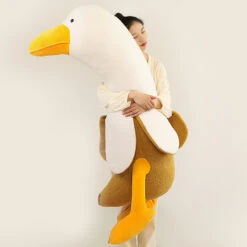 Fluffy Banana Duck Plushie -Kawaii Store kawaiies plushies plush softtoy fluffy banana duck plushie soft toy brown 59in 150cm 919632